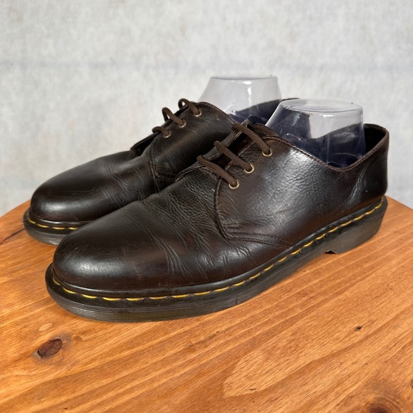 Dr. Martens Other - Dr. Martens 1461 Oxford Mens Size 10 Brown Good Leather 3-Eye Derby Shoes